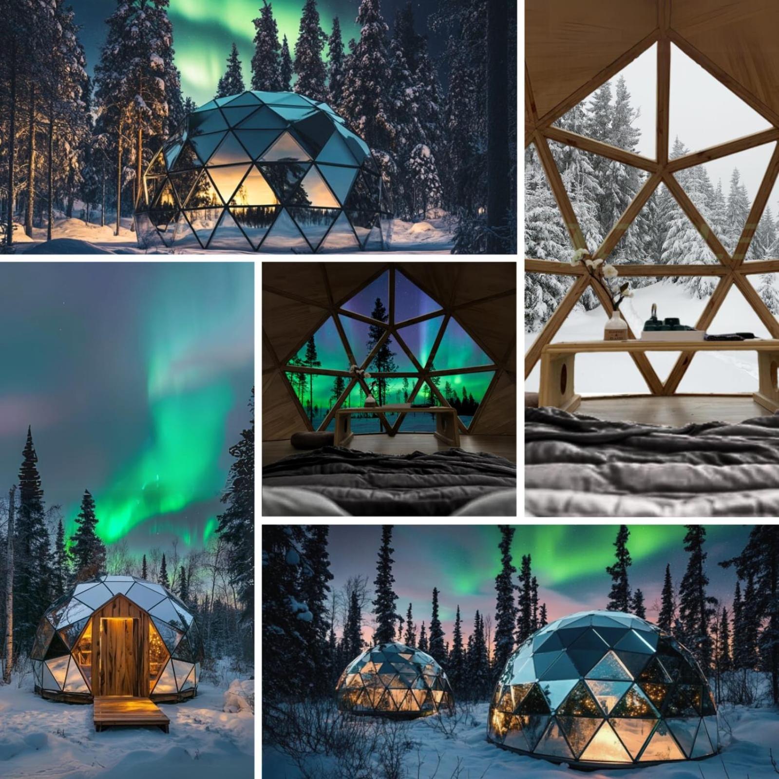 Skog Aurora Igloos 山林小屋