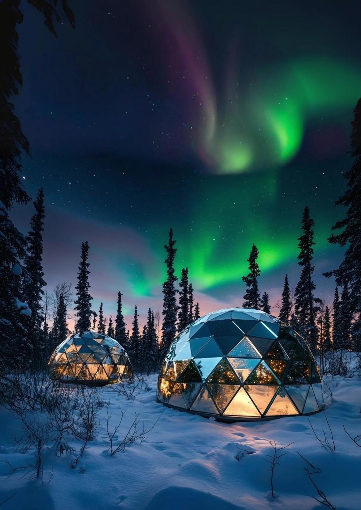 山林小屋 Skog Aurora Igloos Kalix
